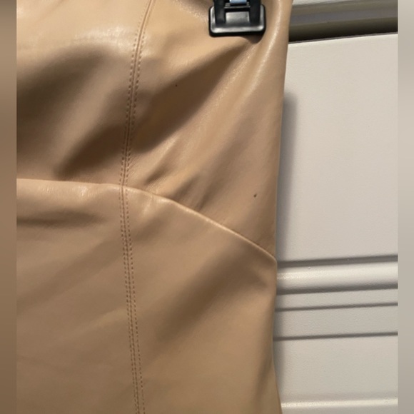 ZARA BLOGGERS FAV FAUX LEATHER DRESS - Picture 12 of 13